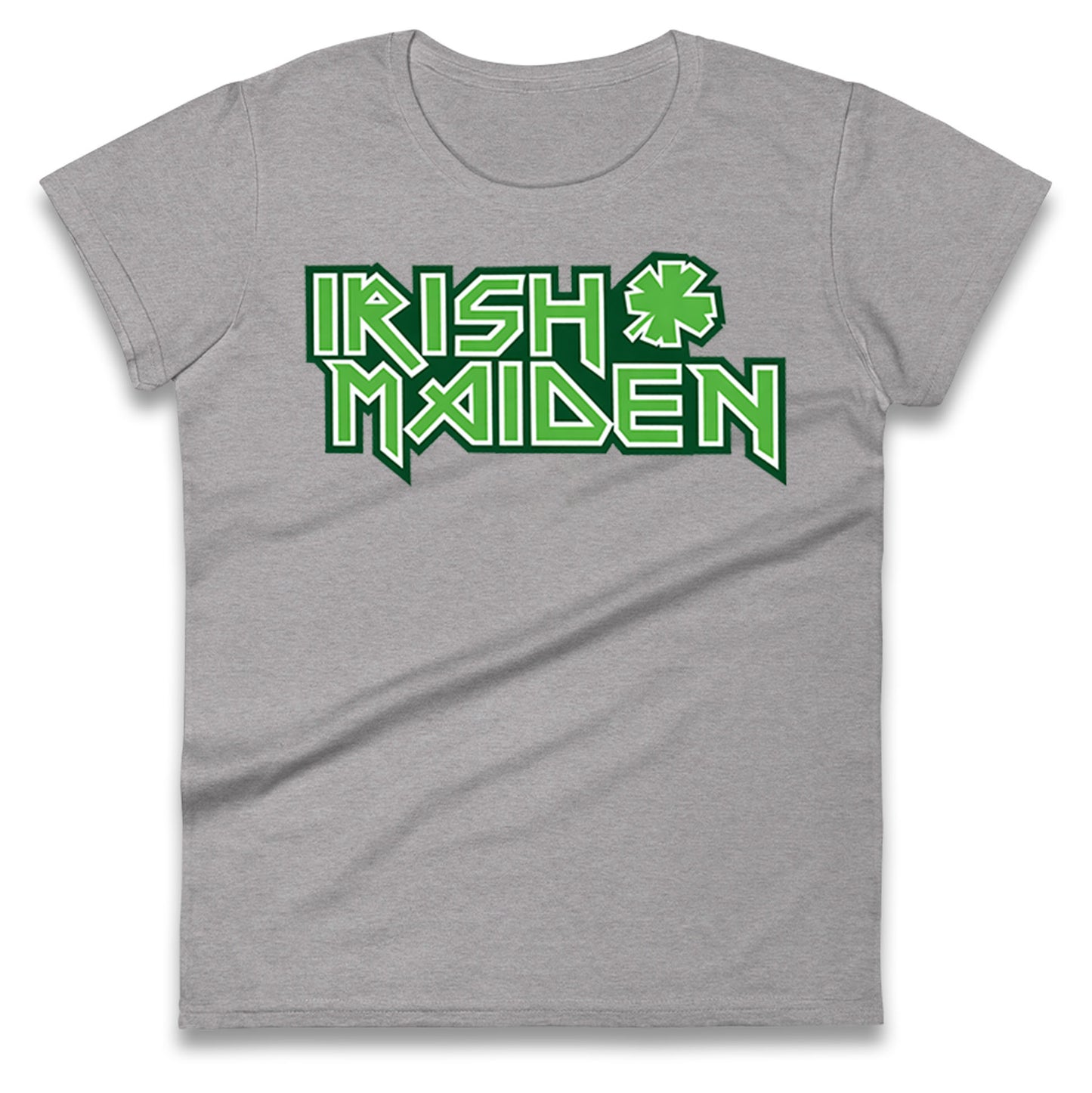 Irish Maiden St Patricks Day Ladies T Shirt