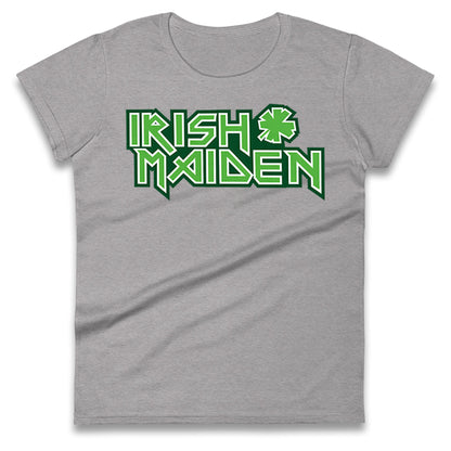 Irish Maiden St Patricks Day Ladies T Shirt