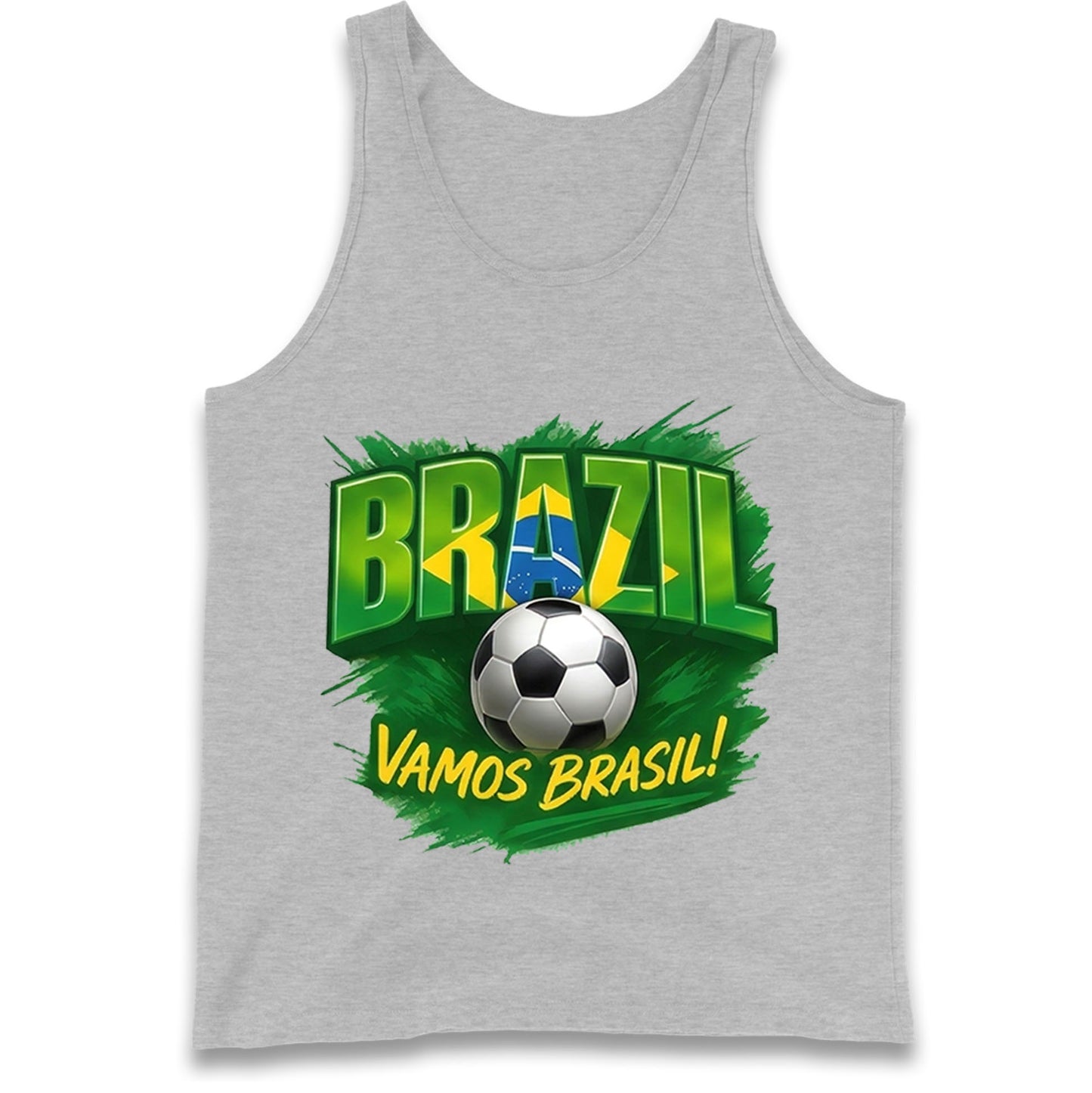 Brazil Retro Football Tank Top 