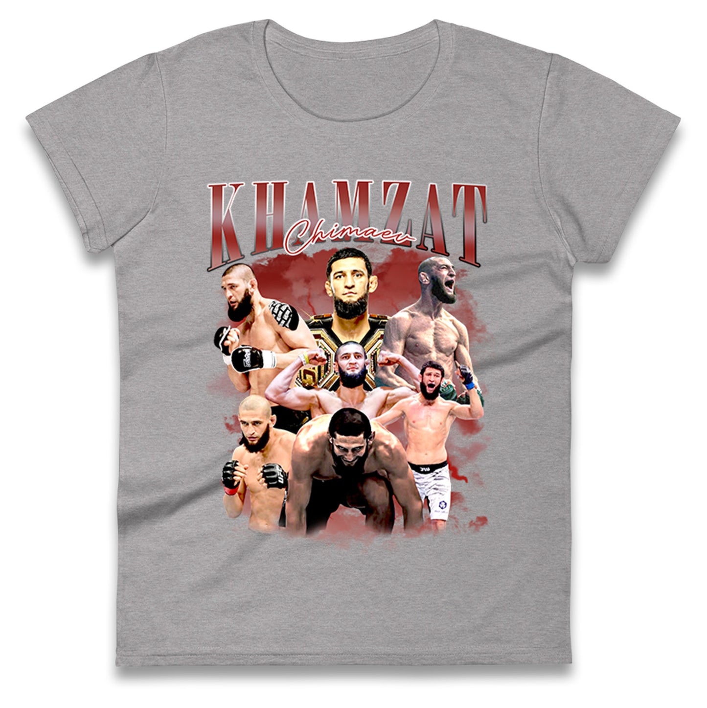 Khamzat Chimaev Ladies T Shirt
