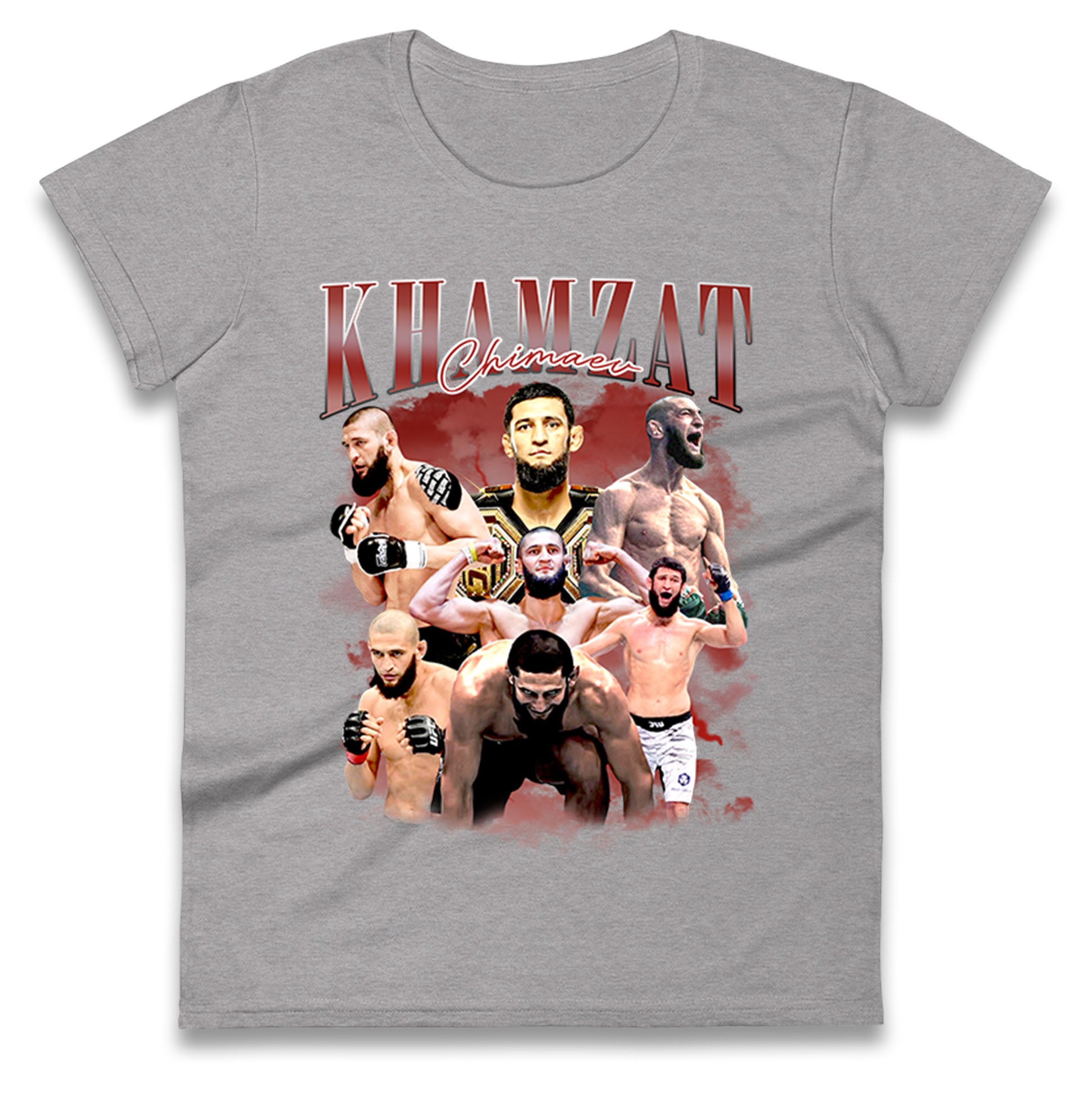 Khamzat Chimaev Ladies T Shirt