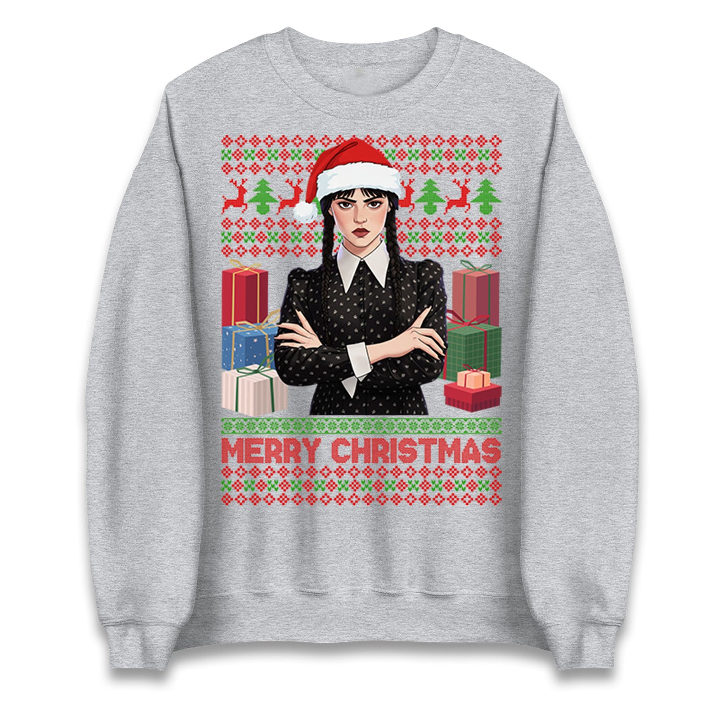 Wednesday Addams Christmas Jumper