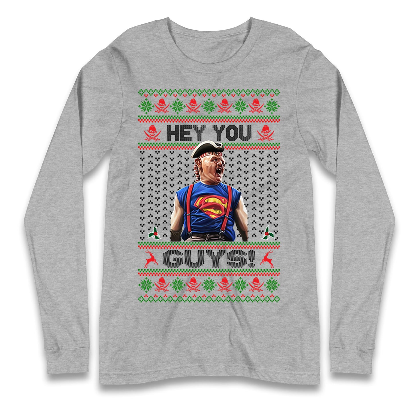 Goonies Sloth Christmas Longsleeve T Shirt