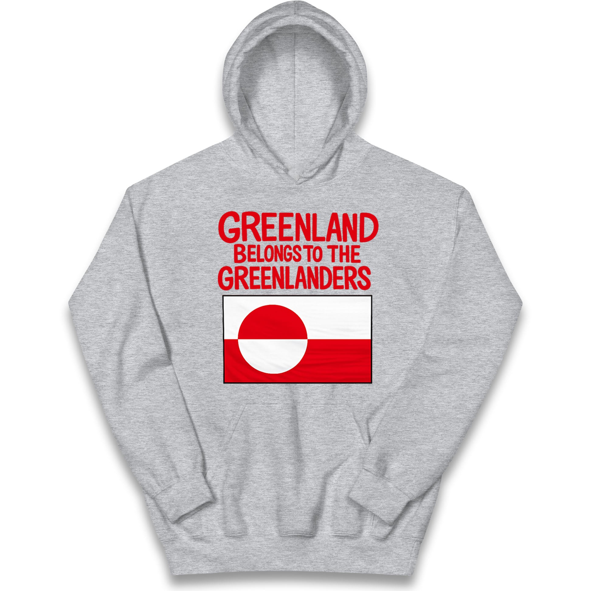 Greenland Belongs To The Greenlanders Kids Hoodie 