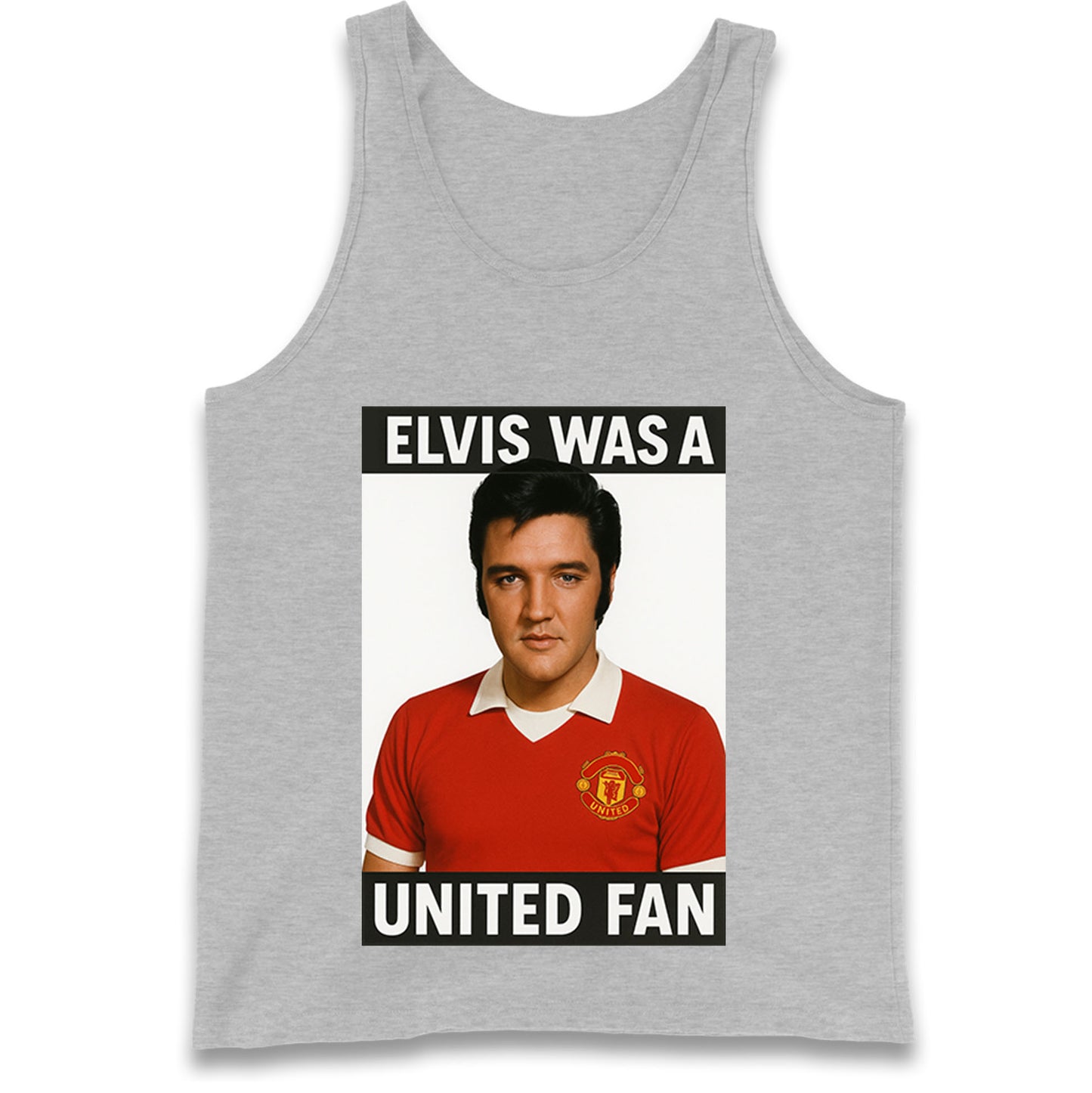 Elvis Presley Mnchester United Tank Top