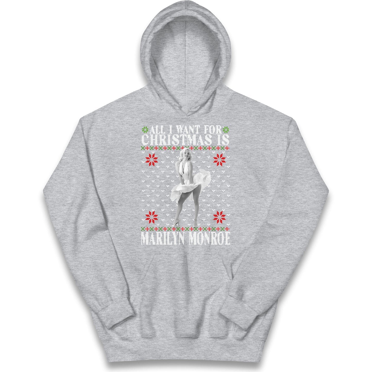 marilyn monroe christmas hoodie