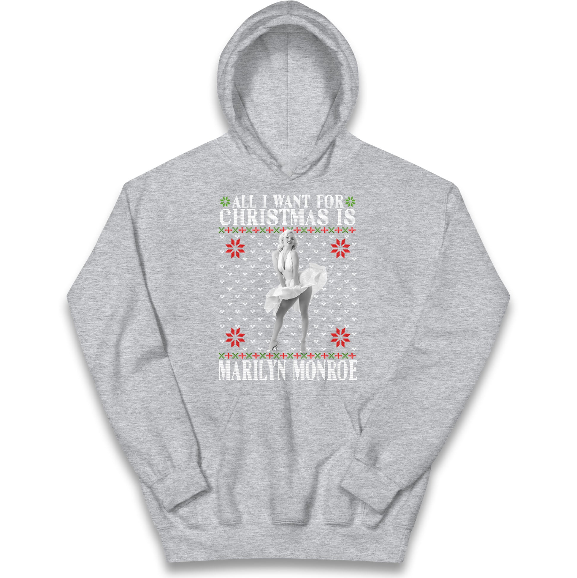 marilyn monroe christmas hoodie