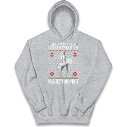 marilyn monroe christmas hoodie