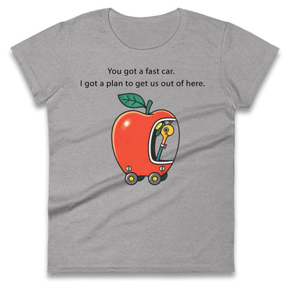 Fast Car Ladies T Shirt