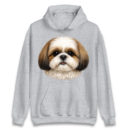 Shih Tzu Face Hoodie