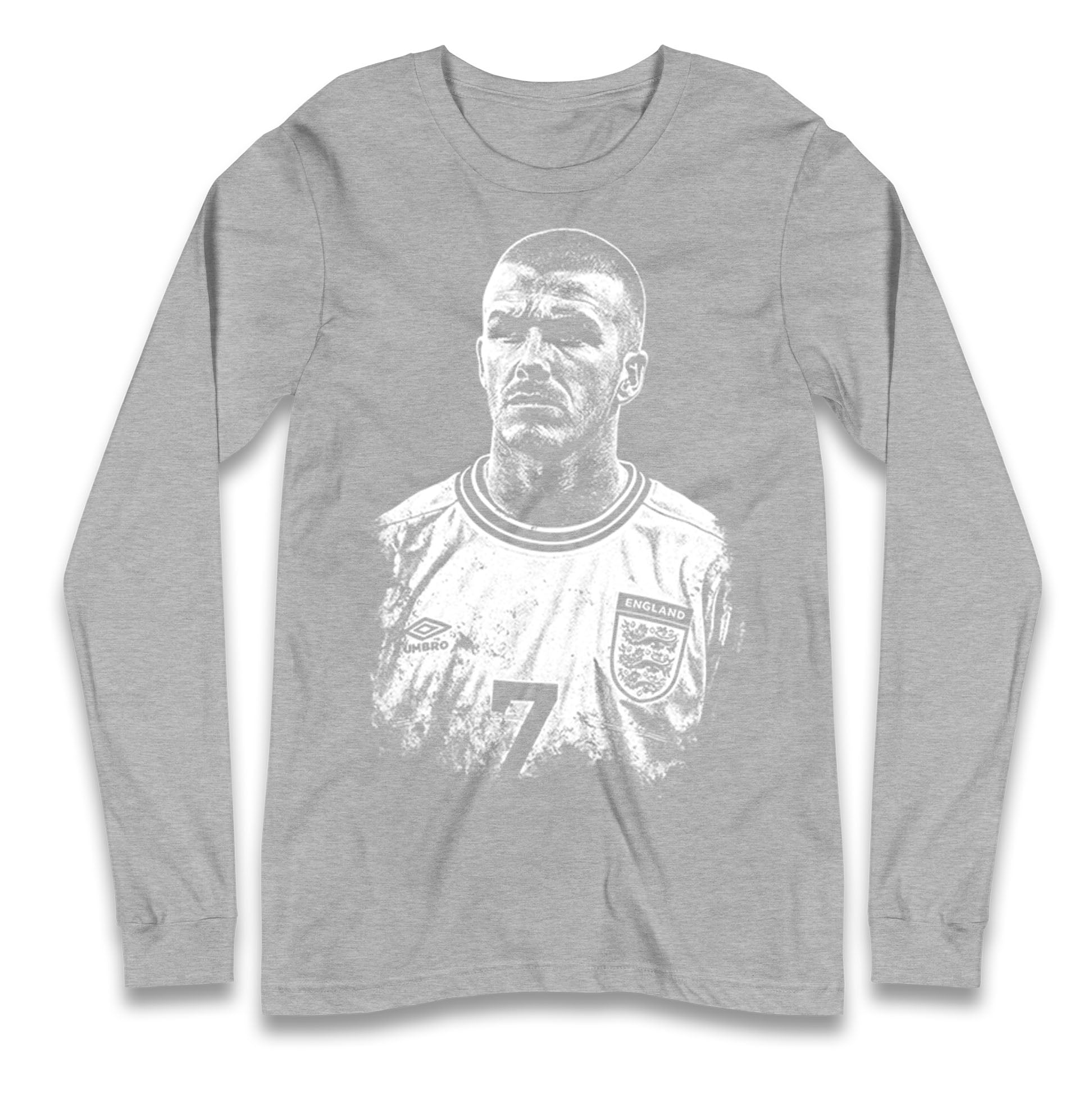 Bavid Beckham England Longsleeve T Shirt
