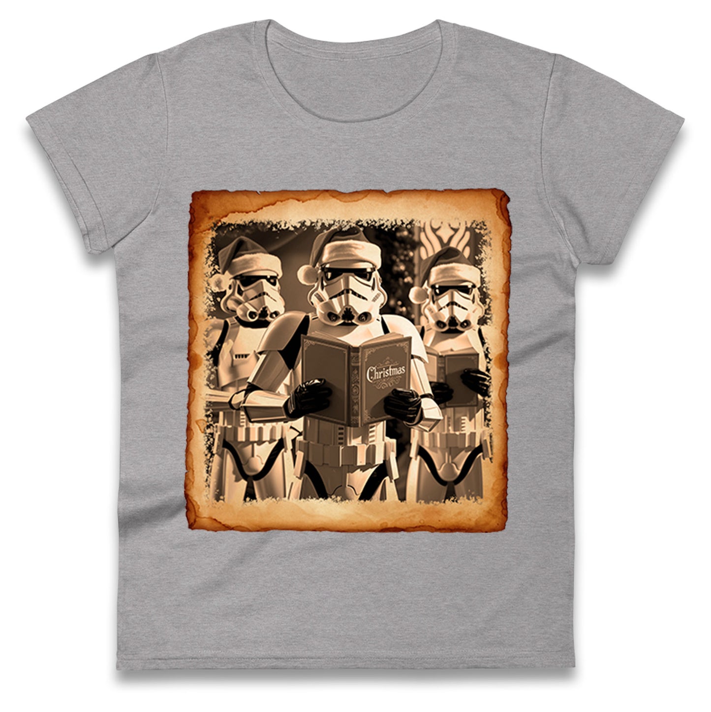 Stormtrooper Christmas Ladies T Shirt