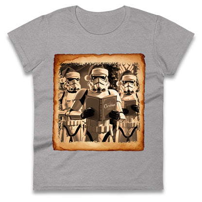 Stormtrooper Christmas Ladies T Shirt