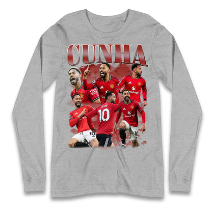 Matheus Cunha Manchester United Longsleeve T Shirt