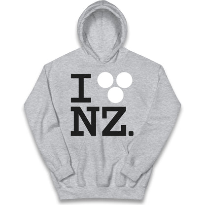 I Love NZ Orlando Bloom Huffer Kids Hoodie