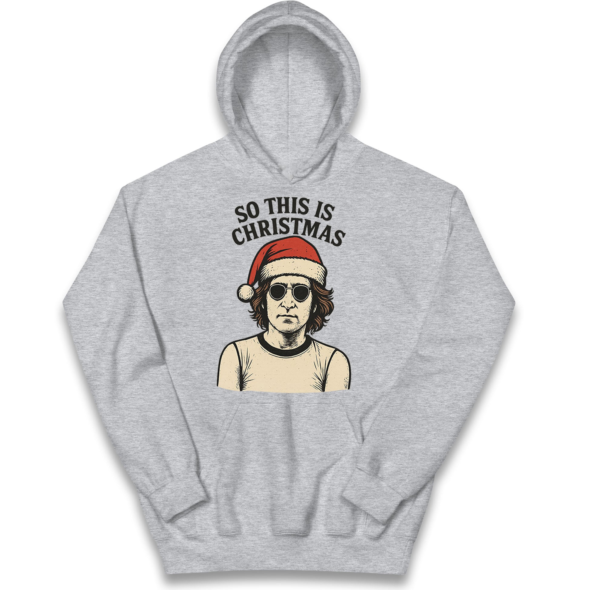 Christmas John Lennon Christmas Kids Hoodie 