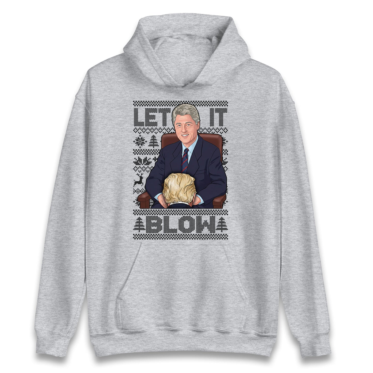 Bill Clinton Christmas Hoodie 