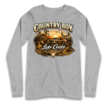 Luke Combs Country Music Longsleeve T Shirt