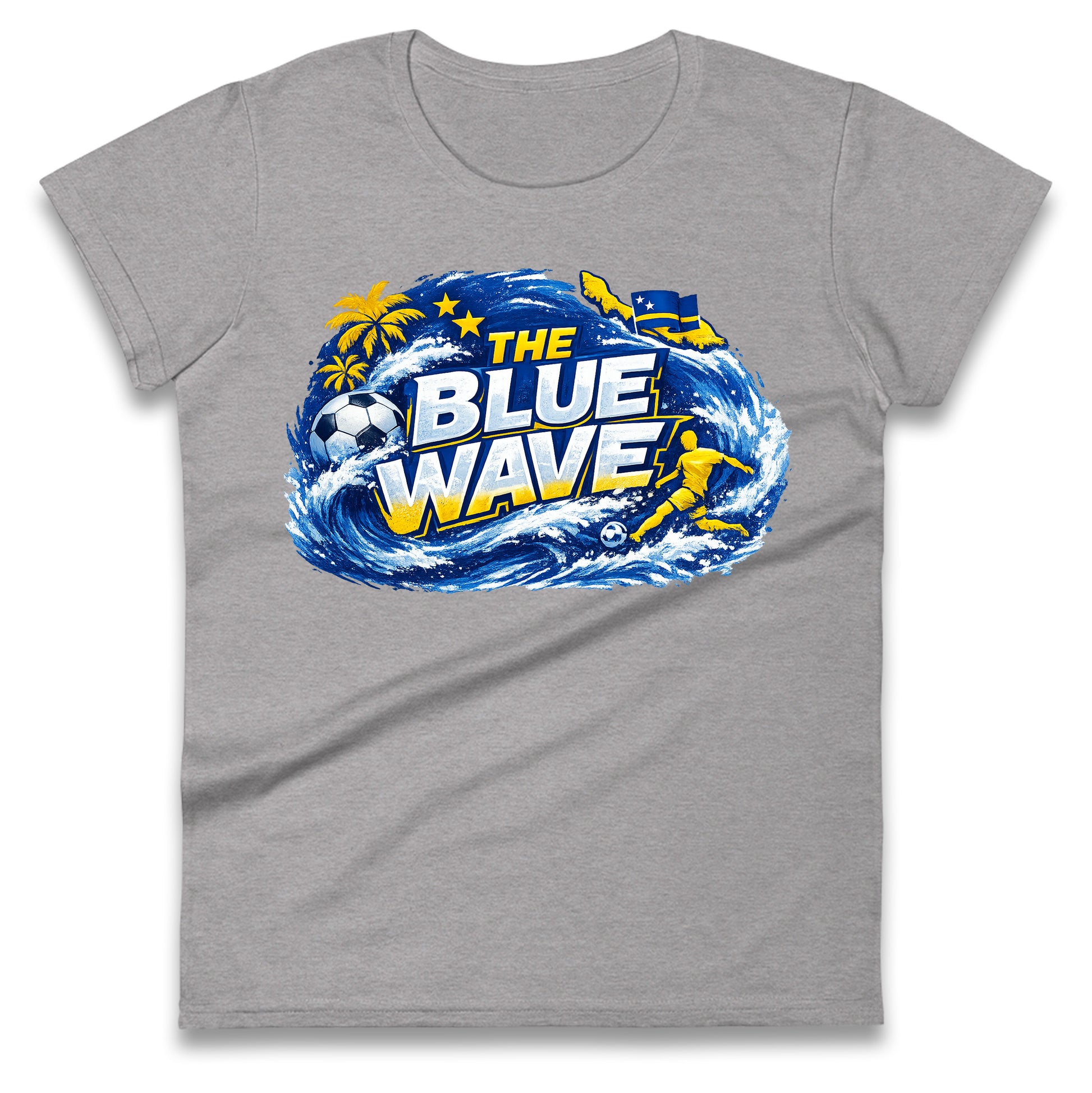 Curacao Football Ladies T Shirt