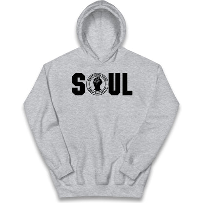 Northern Soul Keep The Faith Logo Kids Hoodie