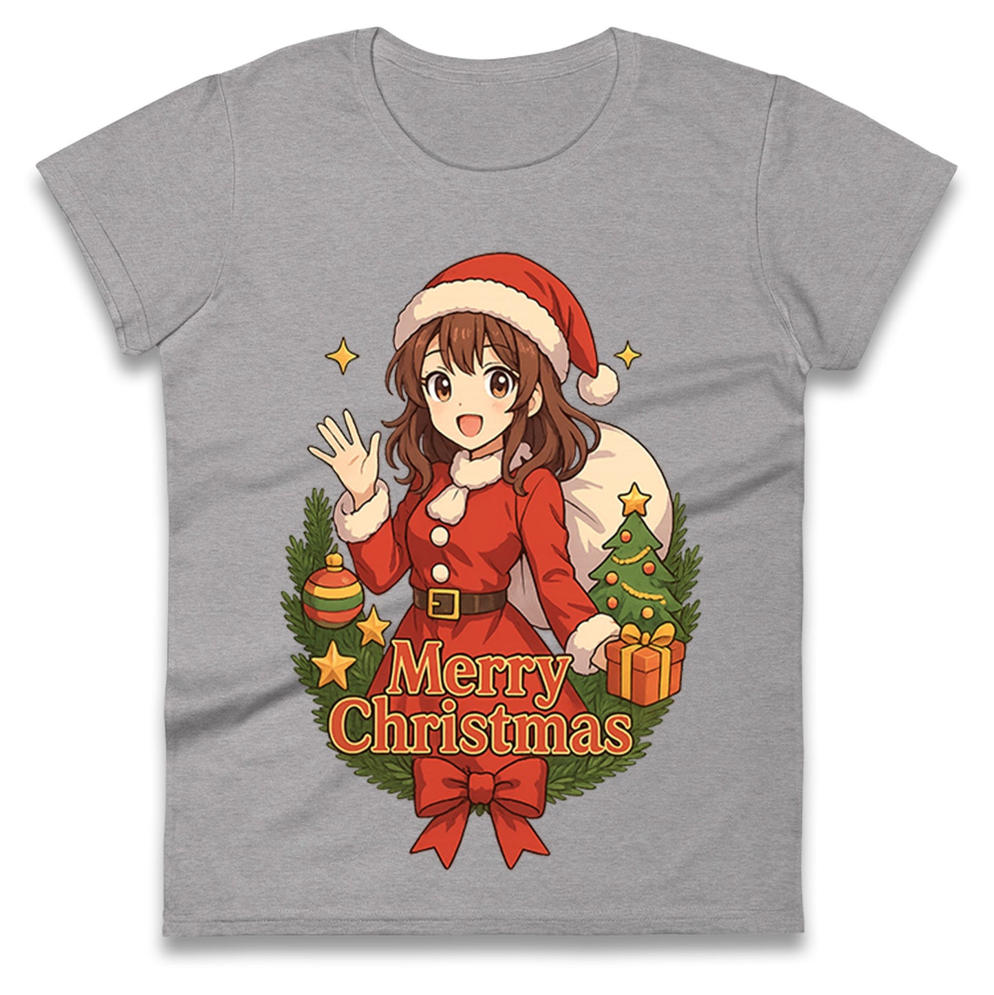 Anime Christmas Ladies Shirt
