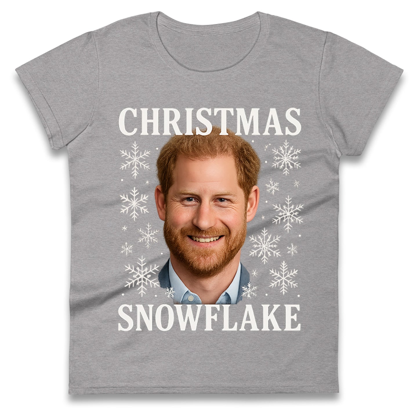 Prince Harry Xmas Ladies T Shirt