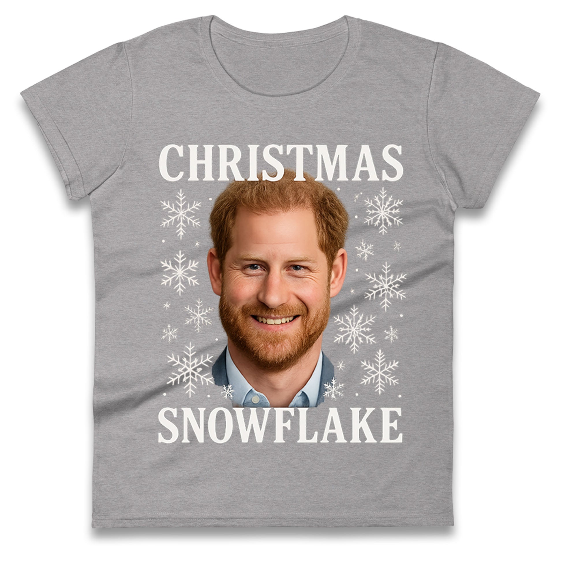 Prince Harry Xmas Ladies T Shirt