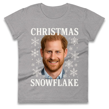 Prince Harry Xmas Ladies T Shirt