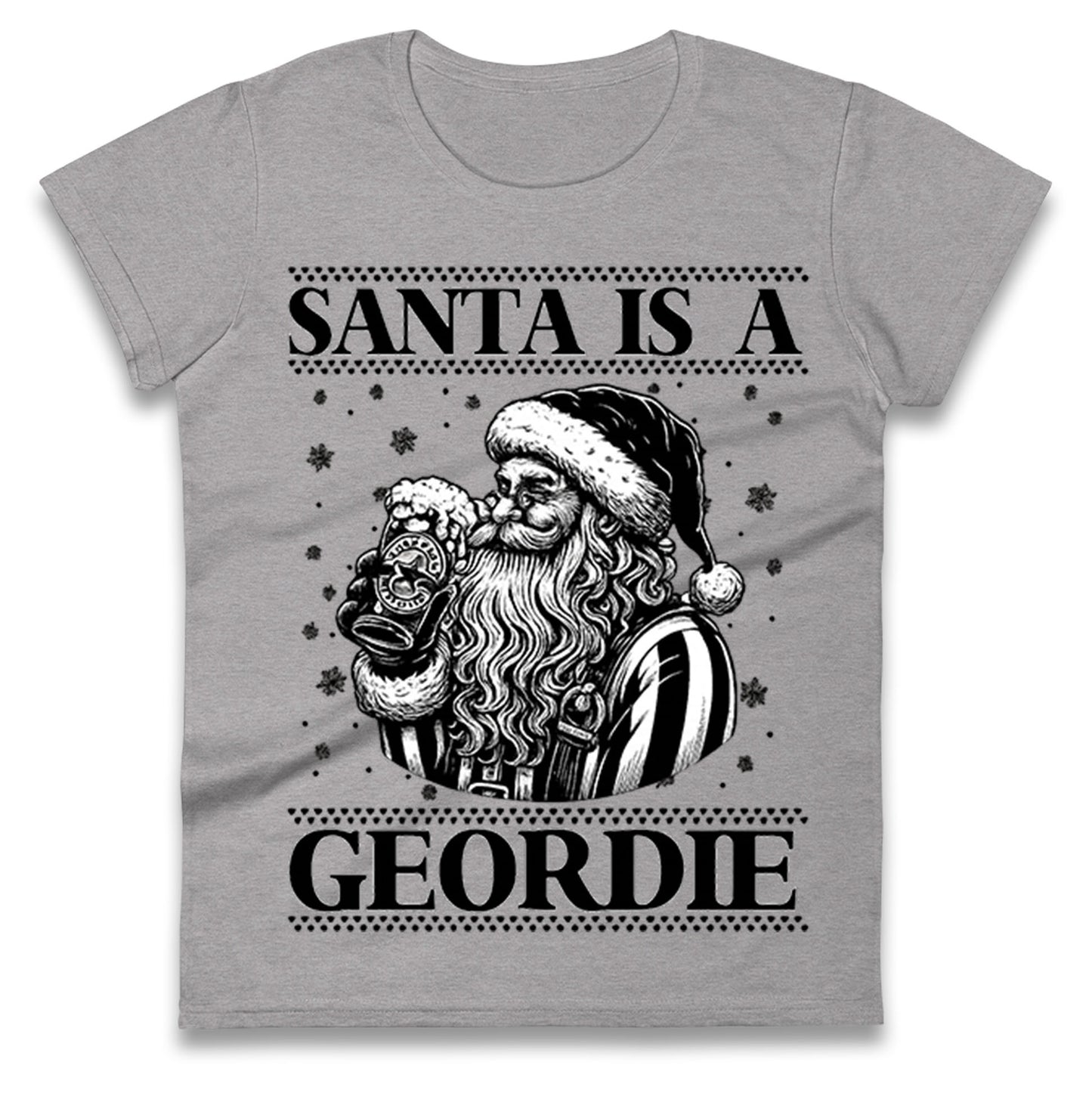 Newcastle Xmas Ladies T Shirt