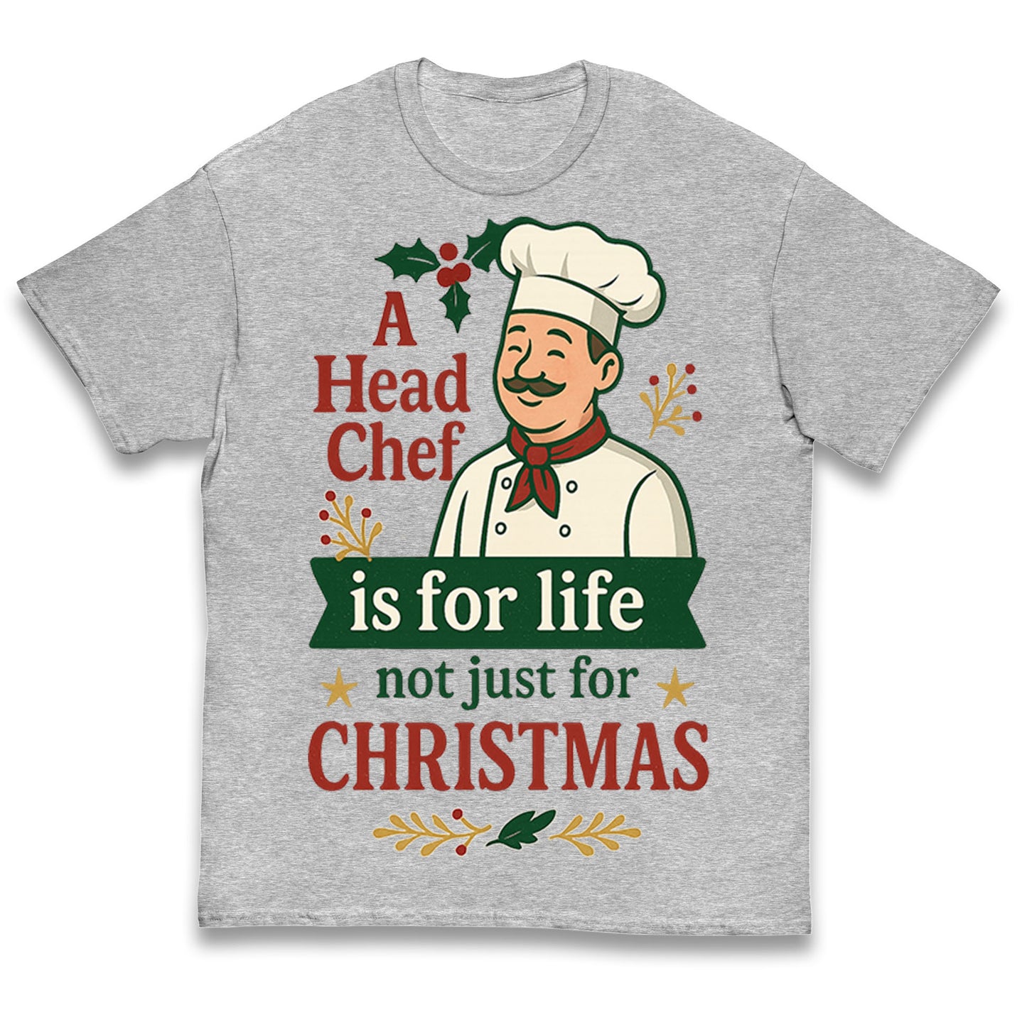 Head Chef Christmas Kids T Shirt 