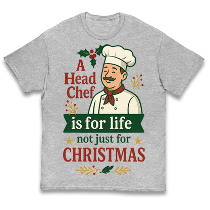 Head Chef Christmas Kids T Shirt 