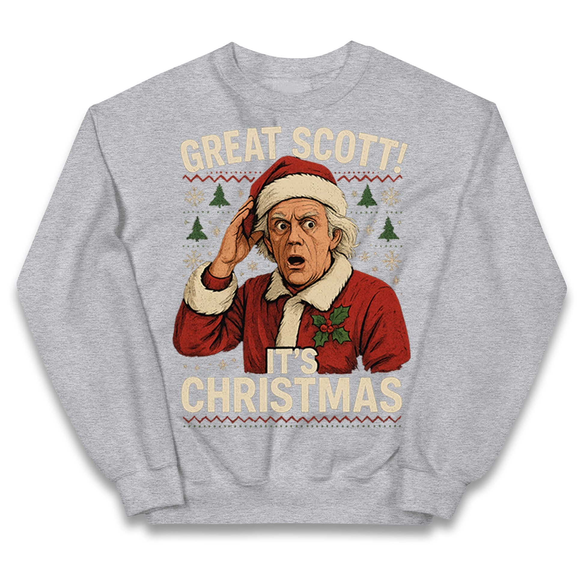 Back to the Future Doc Brown Kids Jumper 