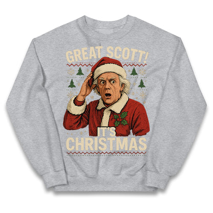 Back to the Future Doc Brown Kids Jumper 