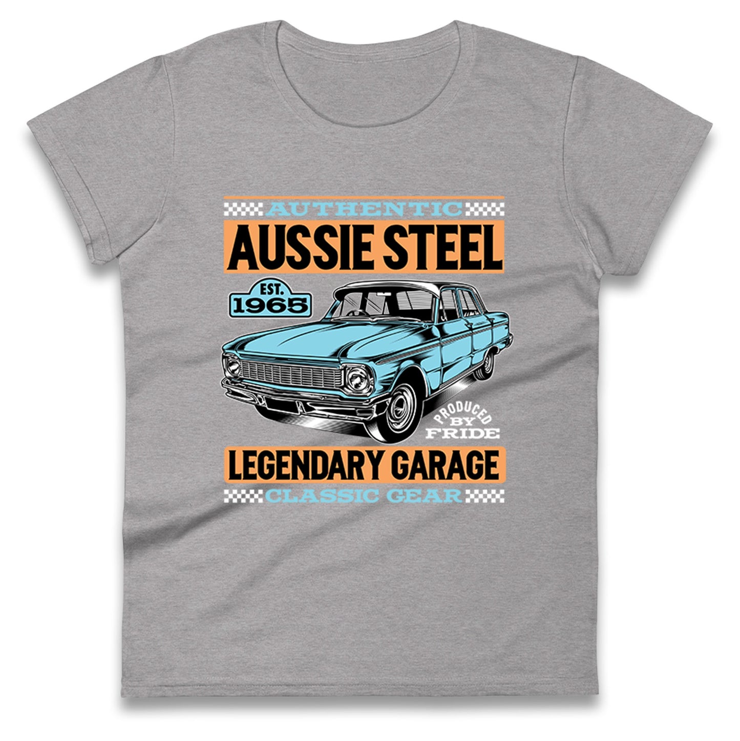 Authentic Aussie Steel Ladies T Shirt