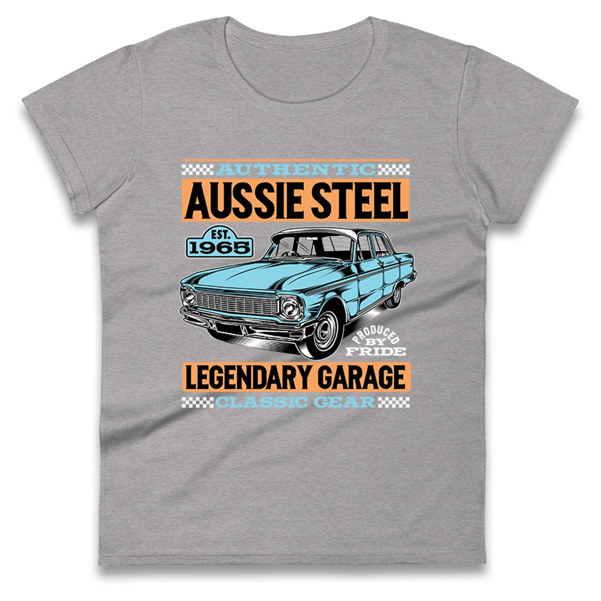 Authentic Aussie Steel Ladies T Shirt