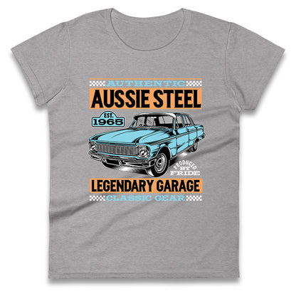Authentic Aussie Steel Ladies T Shirt