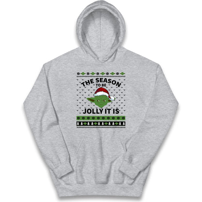 Yoda Christmas Kids Hoodie