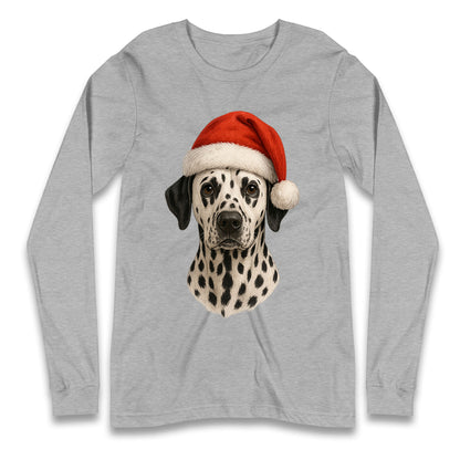 Dalmatian Dog Christmas Longsleeve T Shirt