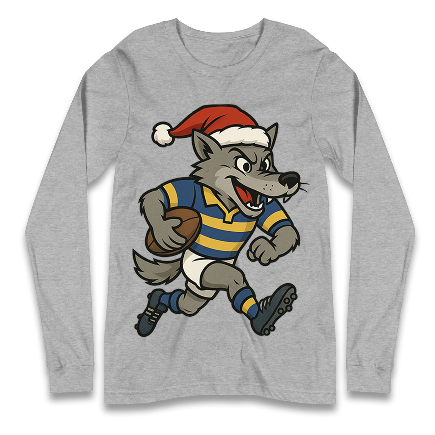Warrington Wolves Christmas Longsleeve T Shirt 