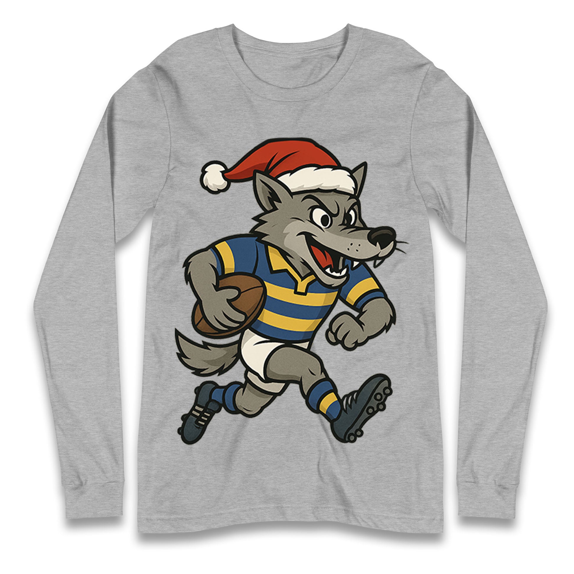 Warrington Wolves Christmas Longsleeve T Shirt 