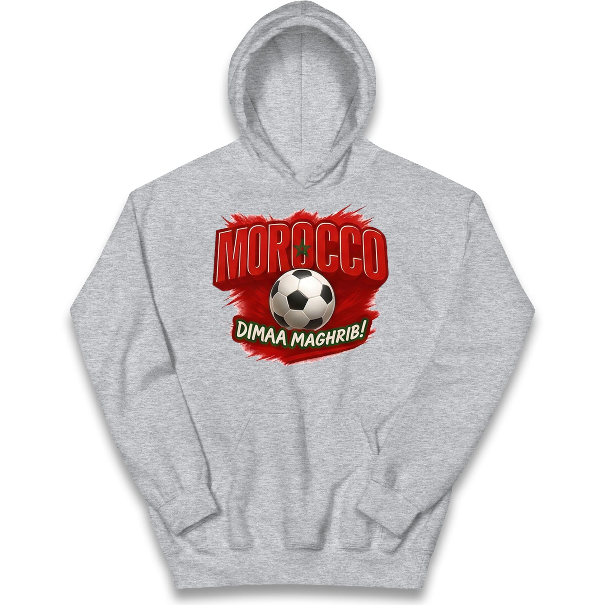 Morocco Retro World Cup Kids Hoodie 