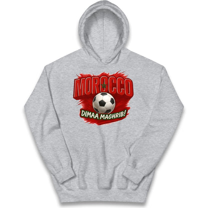 Morocco Retro World Cup Kids Hoodie 