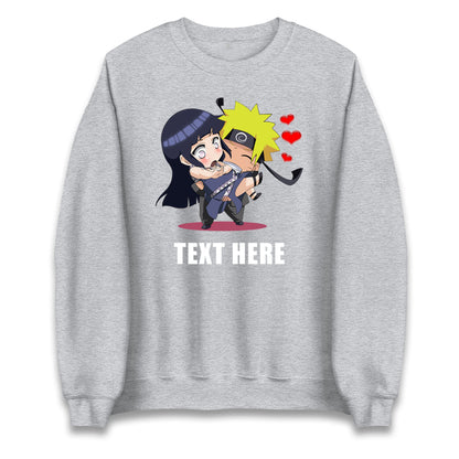 naruto hinata valentines day sweatshirt