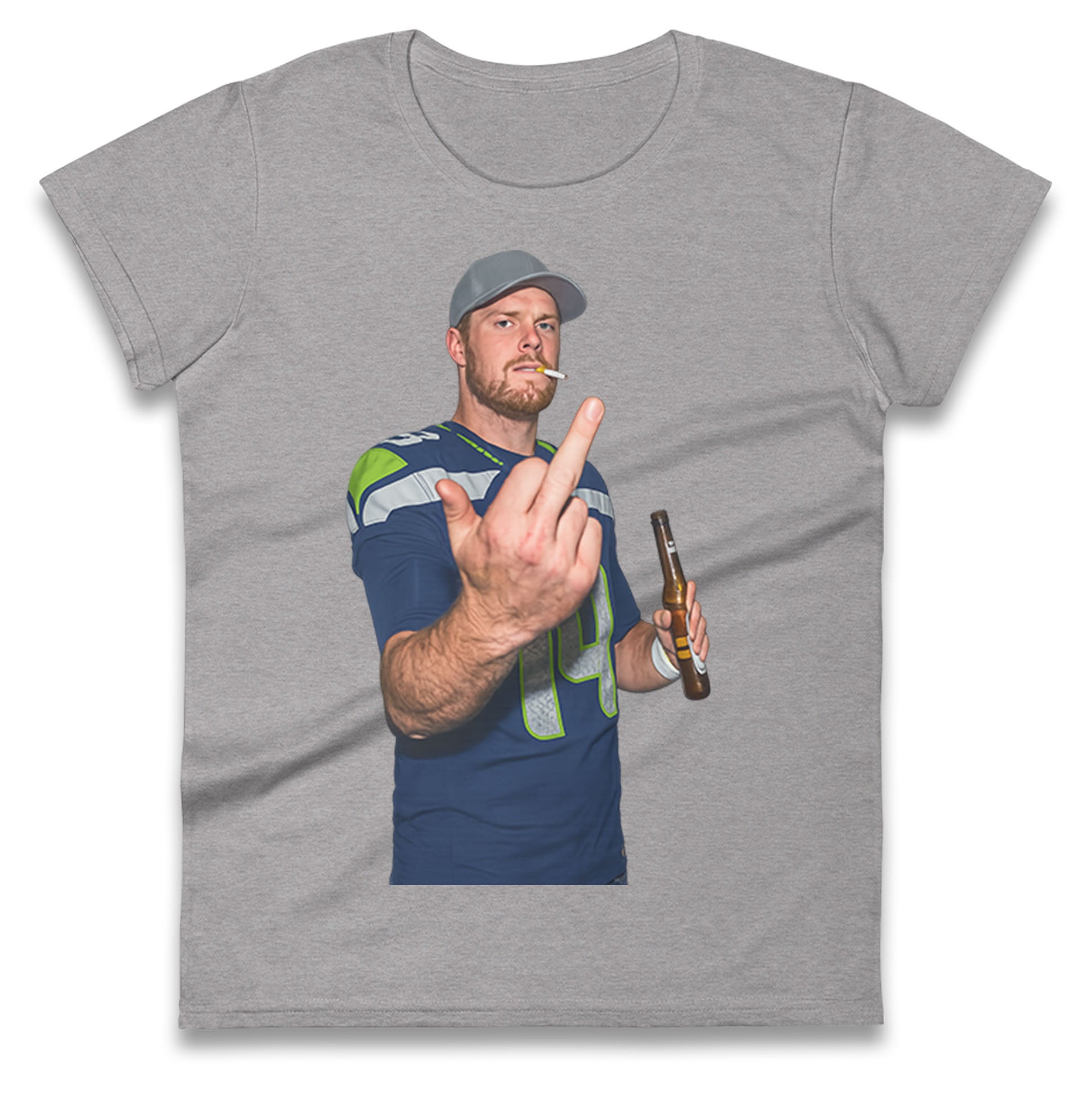 Steve Darnold Superbowl 2026 Ladies T Shirt