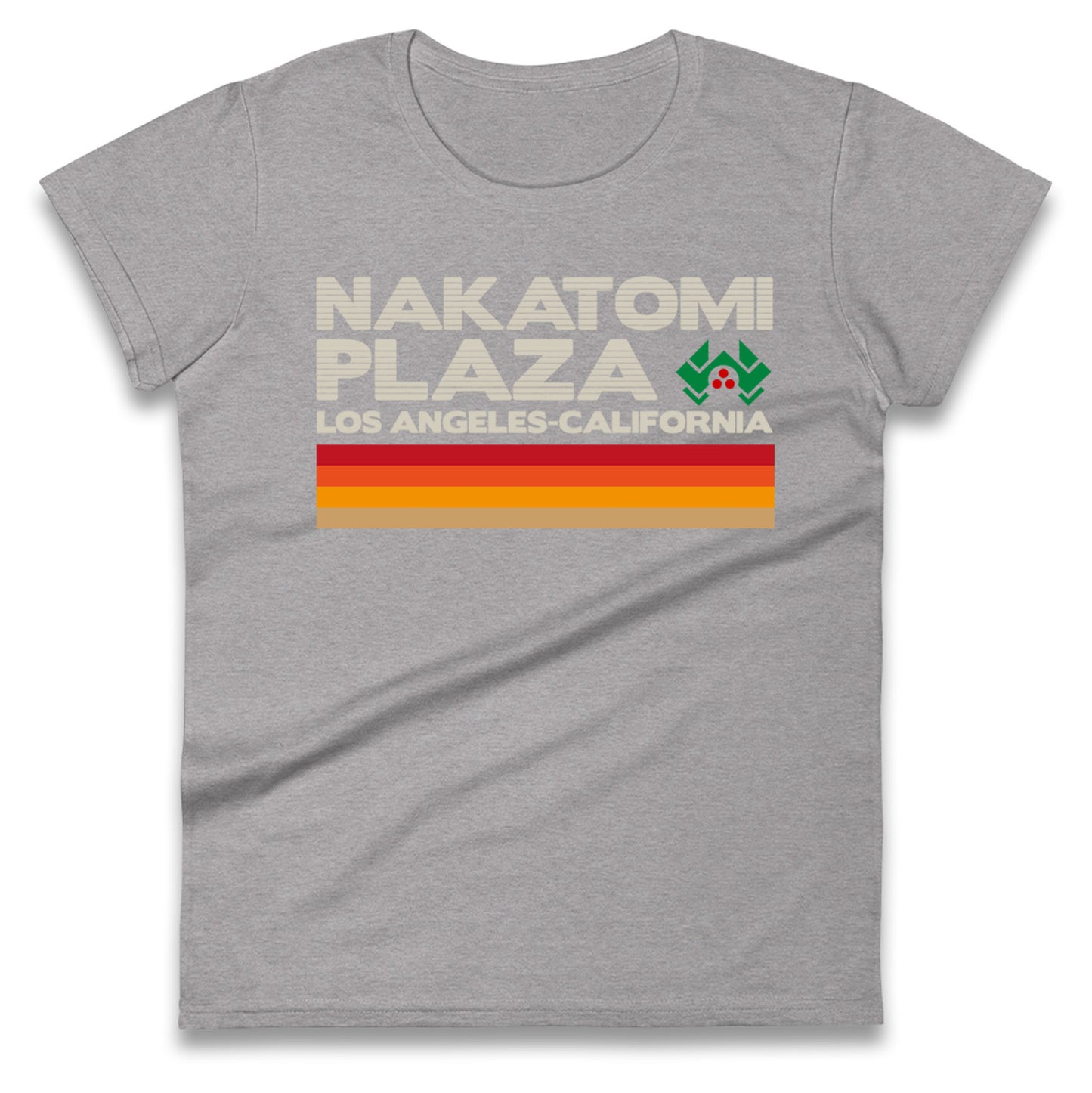 nakatomi plaza vintage womens t shirt