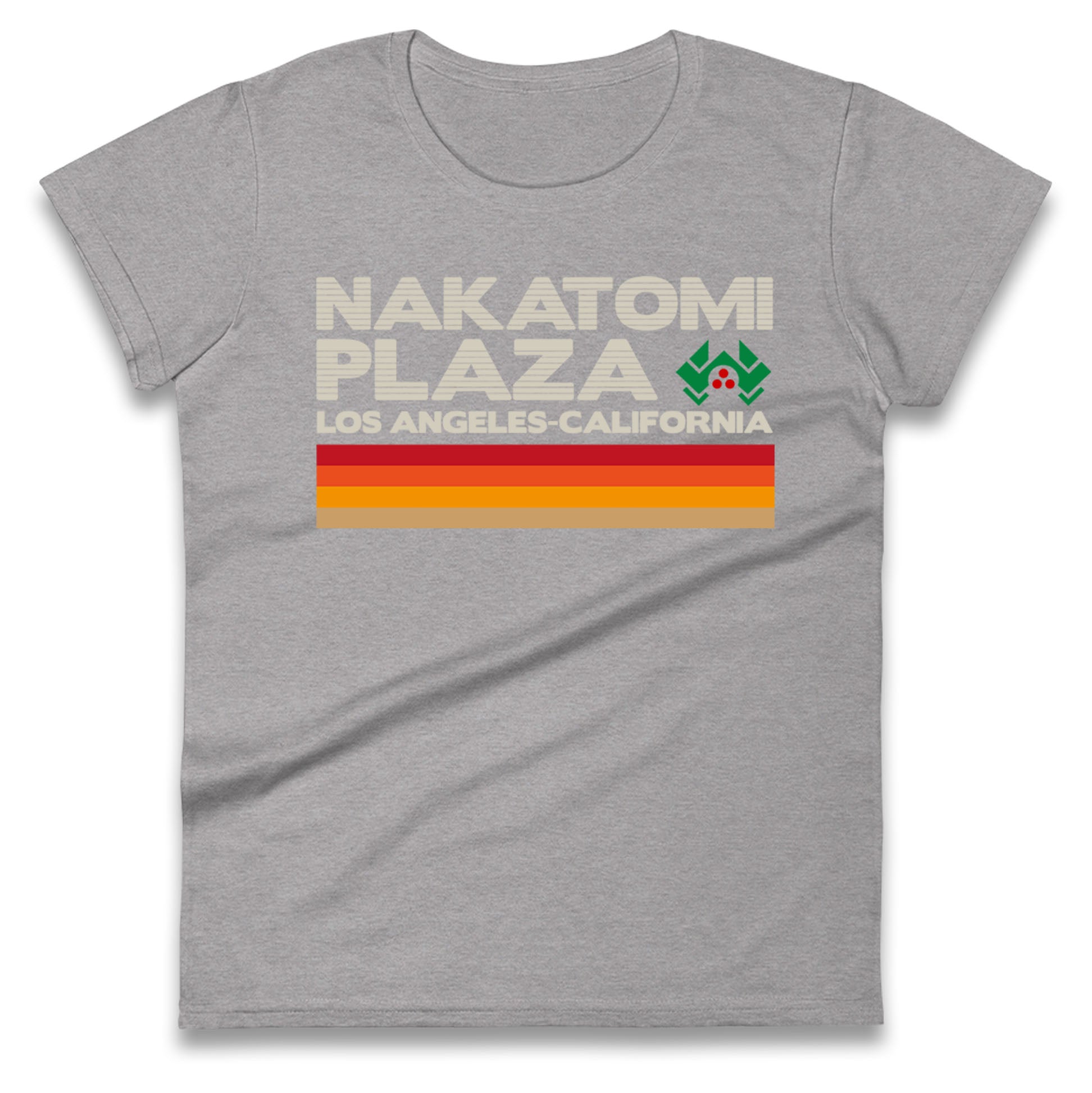nakatomi plaza vintage womens t shirt