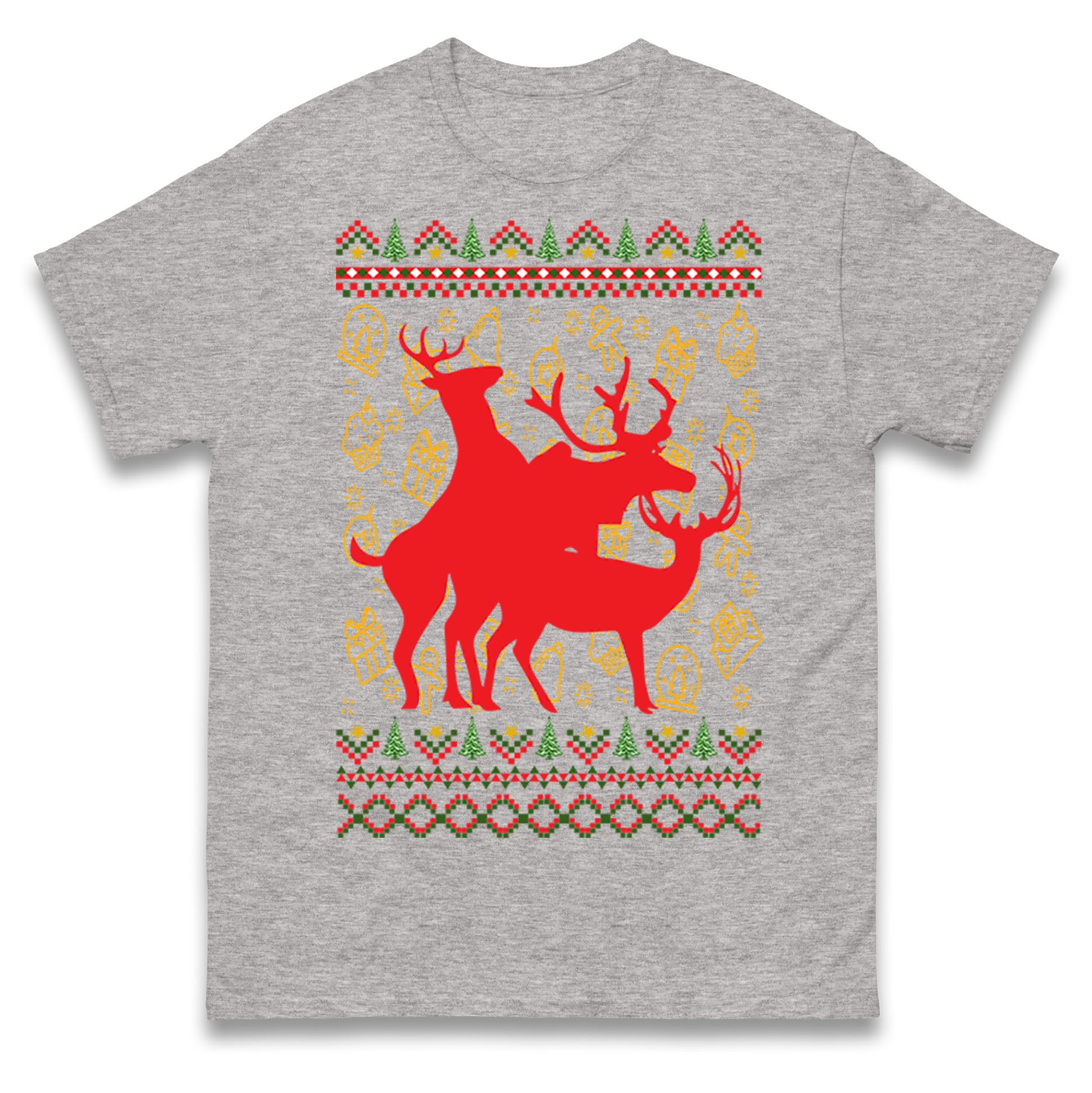 Reindeer Making Fun Christmas T Shirt