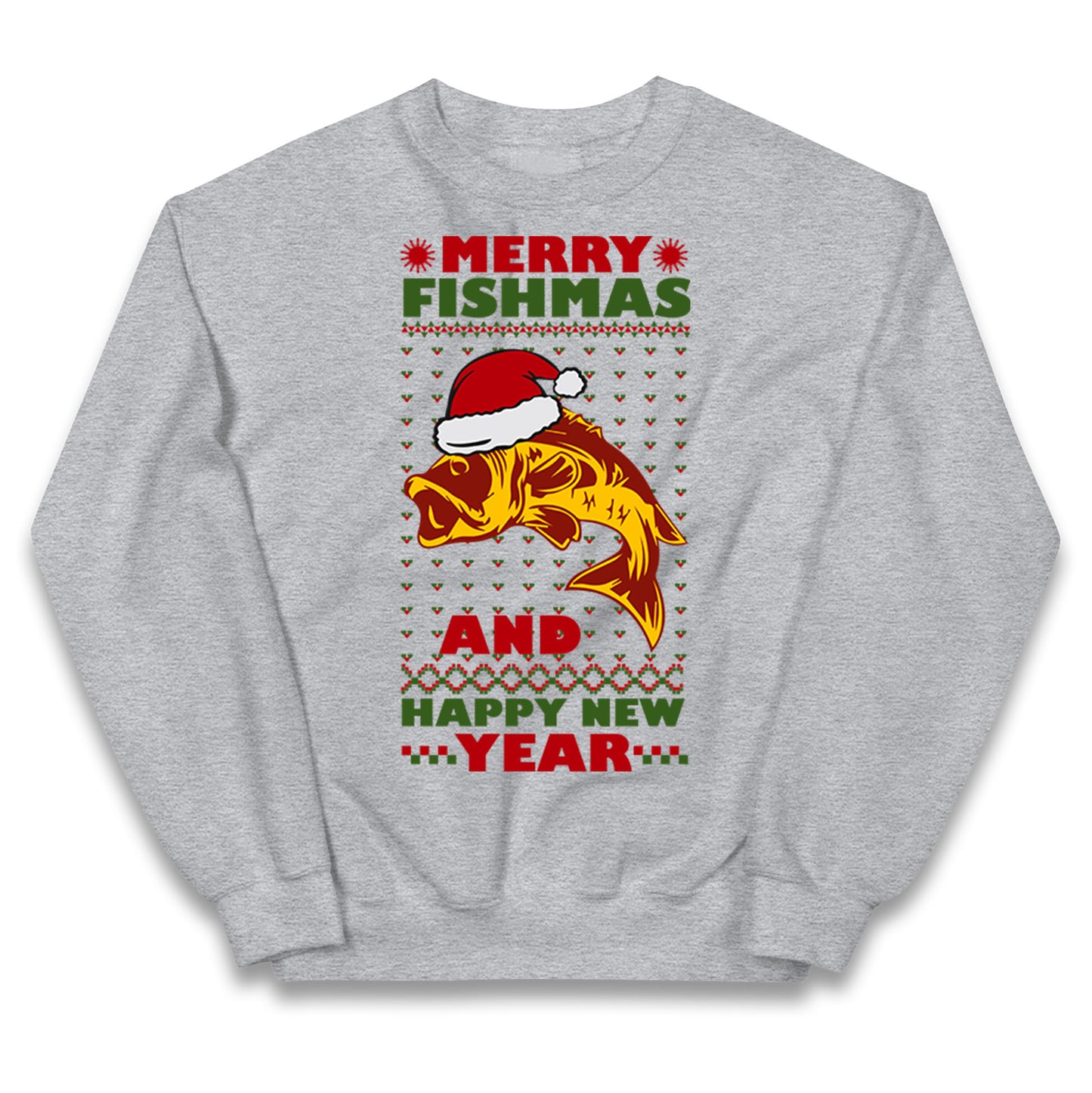 christmas fishing jumper