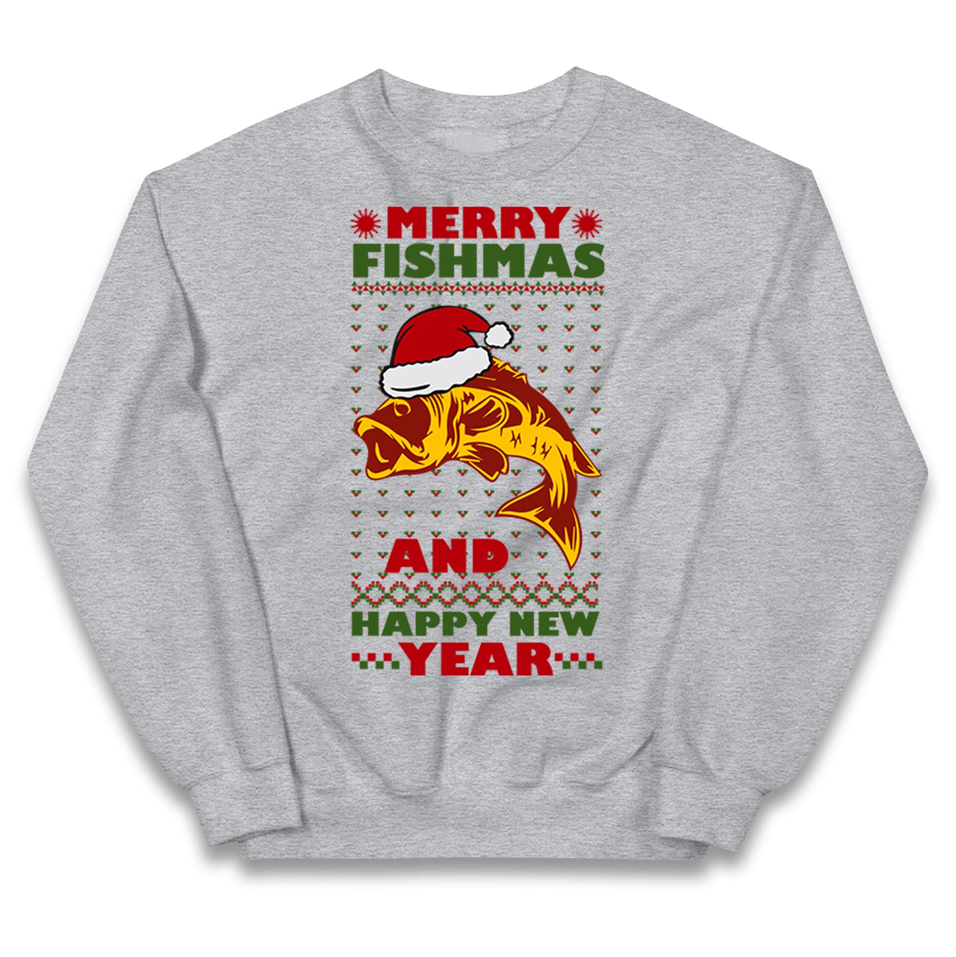 christmas fishing jumper