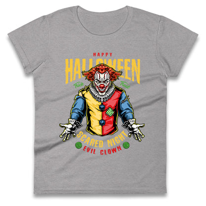 Halloween Clown Ladies T Shirt
